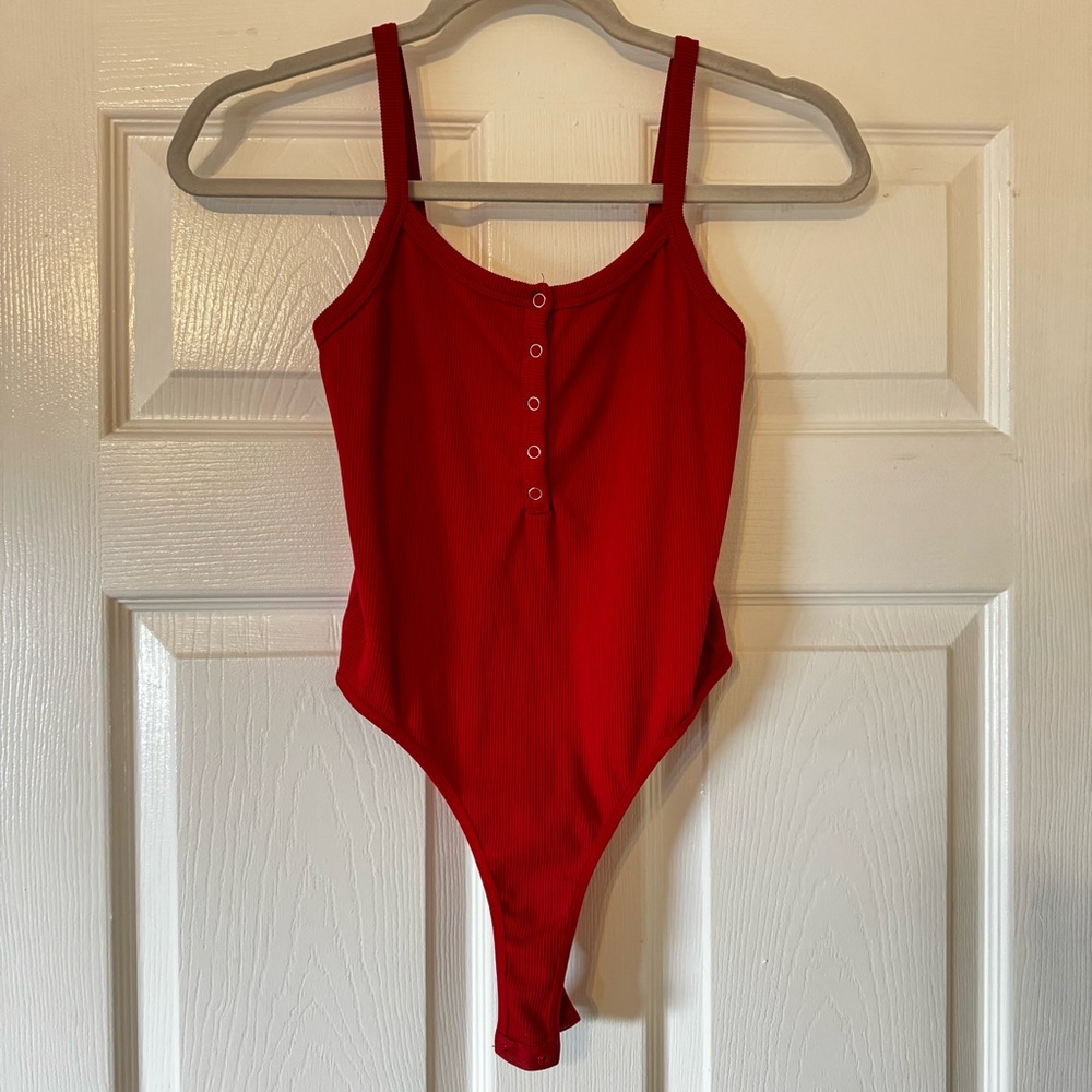 Red body suit ❤️
